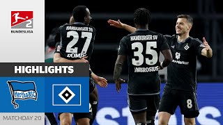 HUGE Win For Hamburg  Hertha BSC  Hamburger SV 12  Highlights  Matchday 20  Bundesliga 2 [upl. by Quent844]