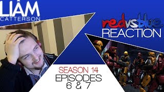 Red vs Blue Season 14 Episodes 6 amp 7 Reaction [upl. by Hsirap]