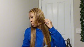 Wig Review amp INSTALL FT QC hair [upl. by Assiren]