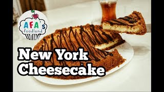 New York Cheesecake Recipe of New York Cheesecake I Afas foodland [upl. by Akierdna]