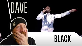 DAVE  BLACK Live at The Brits 2020  Scotsman Reaction  First Time Listening [upl. by Ybanrab832]