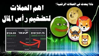 ماذا يحدث في سوق العملات الرقمية  تحيل شامل لعملات pepecoin turbo coin shibainu coin [upl. by Ramo298]