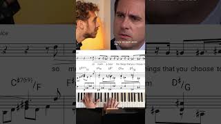 Ballad for Toby Flenderson with sheet music theoffice theofficememes reharm reharmonization [upl. by Rabkin439]