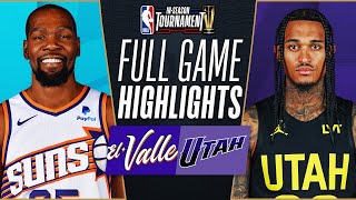 SUNS at JAZZ  NBA INSEASON TOURNAMENT 🏆  FULL GAME HIGHLIGHTS  November 17 2023 [upl. by Shien]