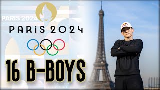 Meet the 16 BBoys Battling for Olympic Gold at Paris 2024 🥇 [upl. by Anaitsirk]