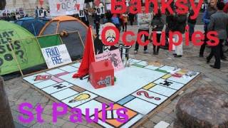 Banksy Occupy London Protest [upl. by Imnubulo]