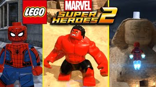 LEGO Marvel Super Heroes 2  All 25 Challenges  All Vehiles Unlocked [upl. by Aztiley]