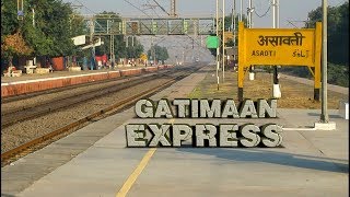 Gatimaan Express speedy skip [upl. by Notnilk440]