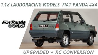 118 Laudoracing Models FIAT PANDA 4X4 RC conversion [upl. by Emmalynn]