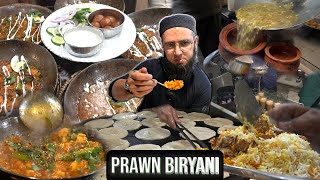 Winters Special Night Food  Prawn and Beef Biryani  Prawn Karahi  Pitai Paratha [upl. by Oibirot699]