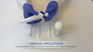 Vaginal Applications Inserting a Medication Vaginally [upl. by Nirrac]