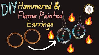 DIY Hammering and Flame Painting Copper Tutorial Part 1 [upl. by Gomez]