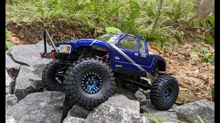 Axial SCX10 II Rock Crawler Build and Trail Run [upl. by Carmelia293]