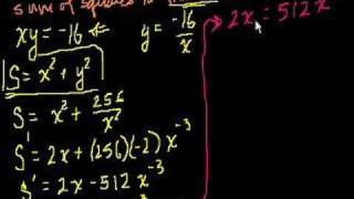 Optimization with Calculus 1 [upl. by Sineray]