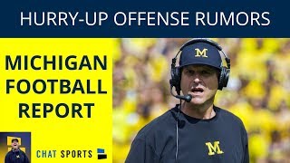 Michigan Football Rumors James Yoder Reports On Michigans Hurry Up Offense Depth Chart Rumors [upl. by Jadwiga]