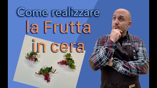 Come realizzare frutta in cera per presepe Tutorial [upl. by Yard29]