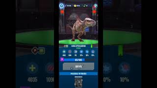 Jurassic world alive unlock unique Concatosaurus 🎉🎉🎉 [upl. by Eerolam]