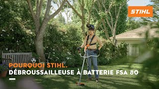 Débroussailleuse FSA 80  AK SYSTEM I STIHL [upl. by Vrablik797]