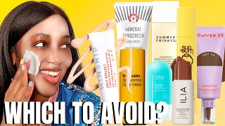 Trying 13 Mineral Sunscreens in 13 Mins on Darker Skin [upl. by Arocal437]