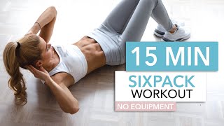 15 MIN SIXPACK WORKOUT  intense ab workout  No Equipment I Pamela Reif [upl. by Anawek]