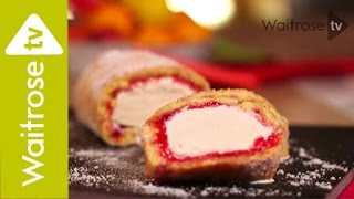 Rhubarb and Custard Arctic Roll  Waitrose [upl. by Ximenez]