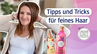 Tipps und Tricks für feines Haar mit den Langhaarmädchen [upl. by Katharyn]