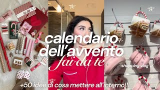 CALENDARIO DELL’AVVENTO FAI DA TE tutorial ✨🎁🪄  idee di cose da metterci dentro [upl. by Edlihtam849]