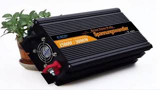 EDECOA 12V 220V pure sine wave power inverter 1500w 3000w [upl. by Droflim]