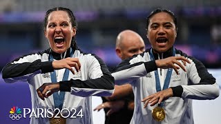 US womens rugby begins medal quest with a commanding win over Japan  Paris Olympics  NBC Sports [upl. by Tnerb867]