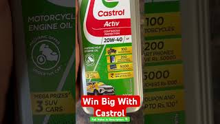 Castrol Engine Oil Scan And Win Offer castroloil castrolindia [upl. by Halden594]