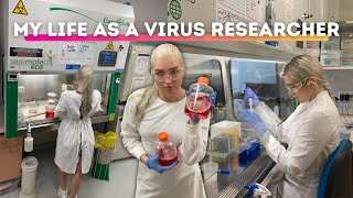 VLOG My Life in the Laboratory Virus amp Vaccine Research [upl. by Alfy]