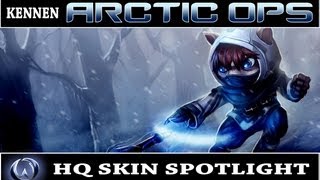 League of Legends Arctic Ops Kennen HQ Skin Spotlight [upl. by Arta]