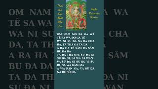 Thần Chú Đại Nhật Như Lai  Maha Vairocana Mantra [upl. by Ij991]