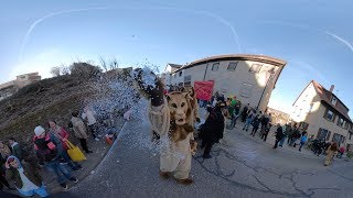 Faschingsumzug in Talheim als 360Video erleben [upl. by Annoeik744]