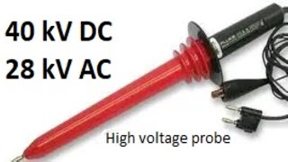 High voltage probe  kV kilovolt meter [upl. by Airda317]