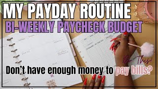 BIWEEKLY PAYCHECK BUDGET  HOW TO PAY BILLS WHEN YOU DO NOT HAVE ENOUGH MONEY [upl. by Immanuel]