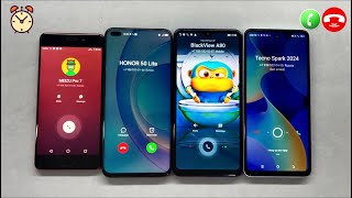 Blackview A80 Pro  Meizu Pro 7  Honor 50 Lite  Tecno Spark Go 2024 Ringing incoming call [upl. by Bevus322]