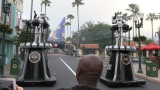 Stormtroopers guard Disneys Hollywood Studios at open during Star Wars Weekends 2013 [upl. by Magulac]