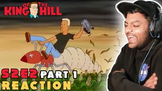 King of the Hill S2E02 quotTexas City Twisterquot PART 1  REACTION [upl. by Ahl]