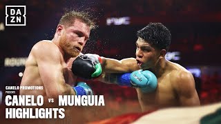 Mexican Showdown  Canelo Alvarez vs Jaime Munguia Fight Highlights [upl. by Adnorrahs]