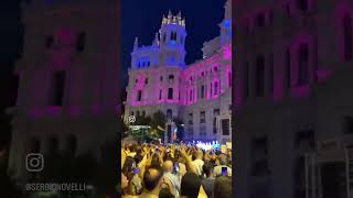 Plaza Cibeles Madrid España [upl. by Anomar651]