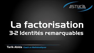 Comment factoriser une expression à laide des identités remarquables 2 [upl. by Ahcatan]