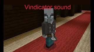 10 minutes of vindicator sound Minecraft [upl. by Vacla492]