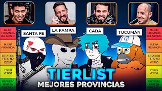 MEJORES PROVINCIAS ARGENTINAS  TIERLIST [upl. by Haidabez897]