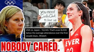 Team USA Attendance is EMBARRASSINGLY LOW wo Caitlin Clark WNBA Stars TROLLED by Japanese Fan [upl. by Joed981]