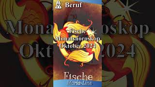 Fische BERUF 👷‍♀️ Horoskop Oktober 2024 [upl. by Dewayne823]