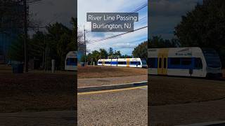 River Line Passing Through Burlington New Jersey shortsusa shorts [upl. by Troyes732]