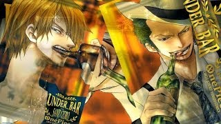 Sanji x Zoro SanZo Under Bar Yaoi Español Parte 1 [upl. by Grishilde]