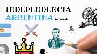 Independencia Argentina en 7 minutos [upl. by Hellman]