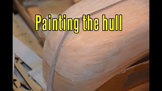 HMS Endeavour  part 16 Painting The Hull [upl. by Nanice]